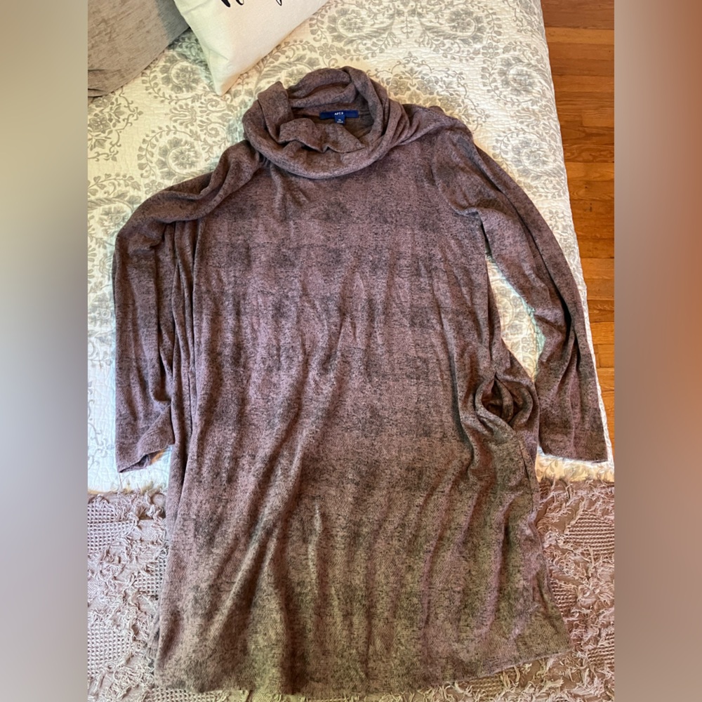 Apt 9 Long Sleeve Cowl Neck Dress XL